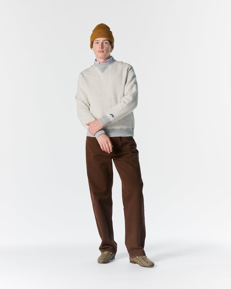 Brushed Pleated Jeans