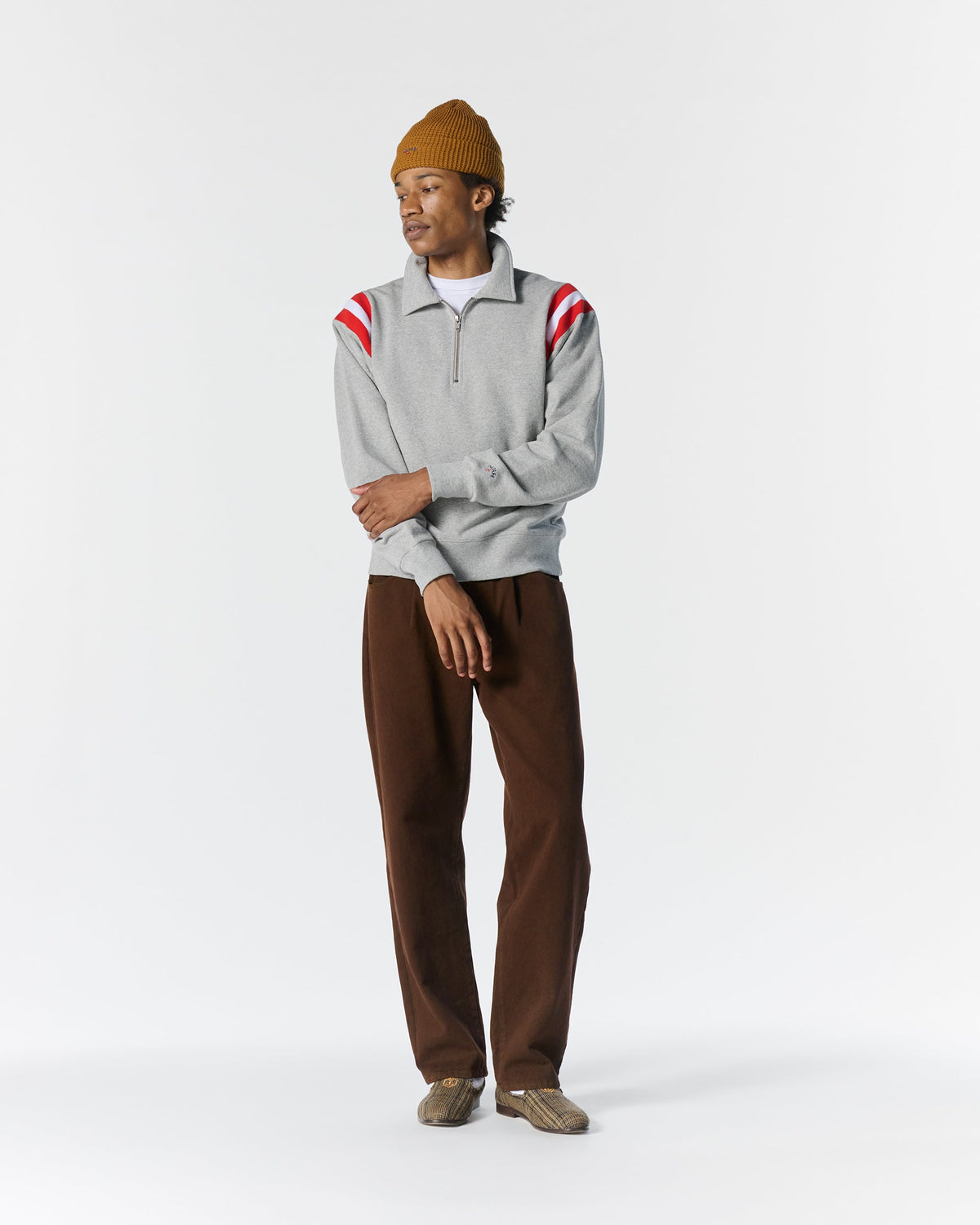 Jet Sleeve Pullover Sweatshirt