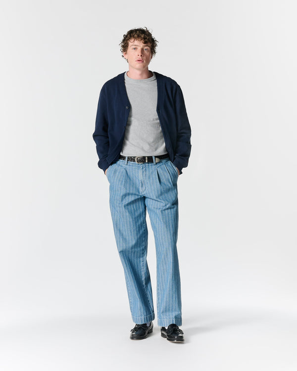 Noah - Fleece High Rib Cardigan - Detail