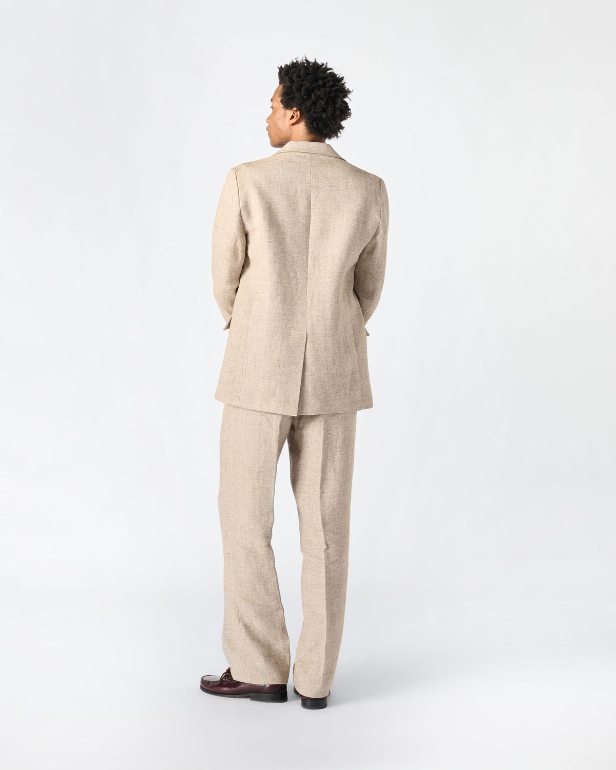 Flanneled Linen Trouser