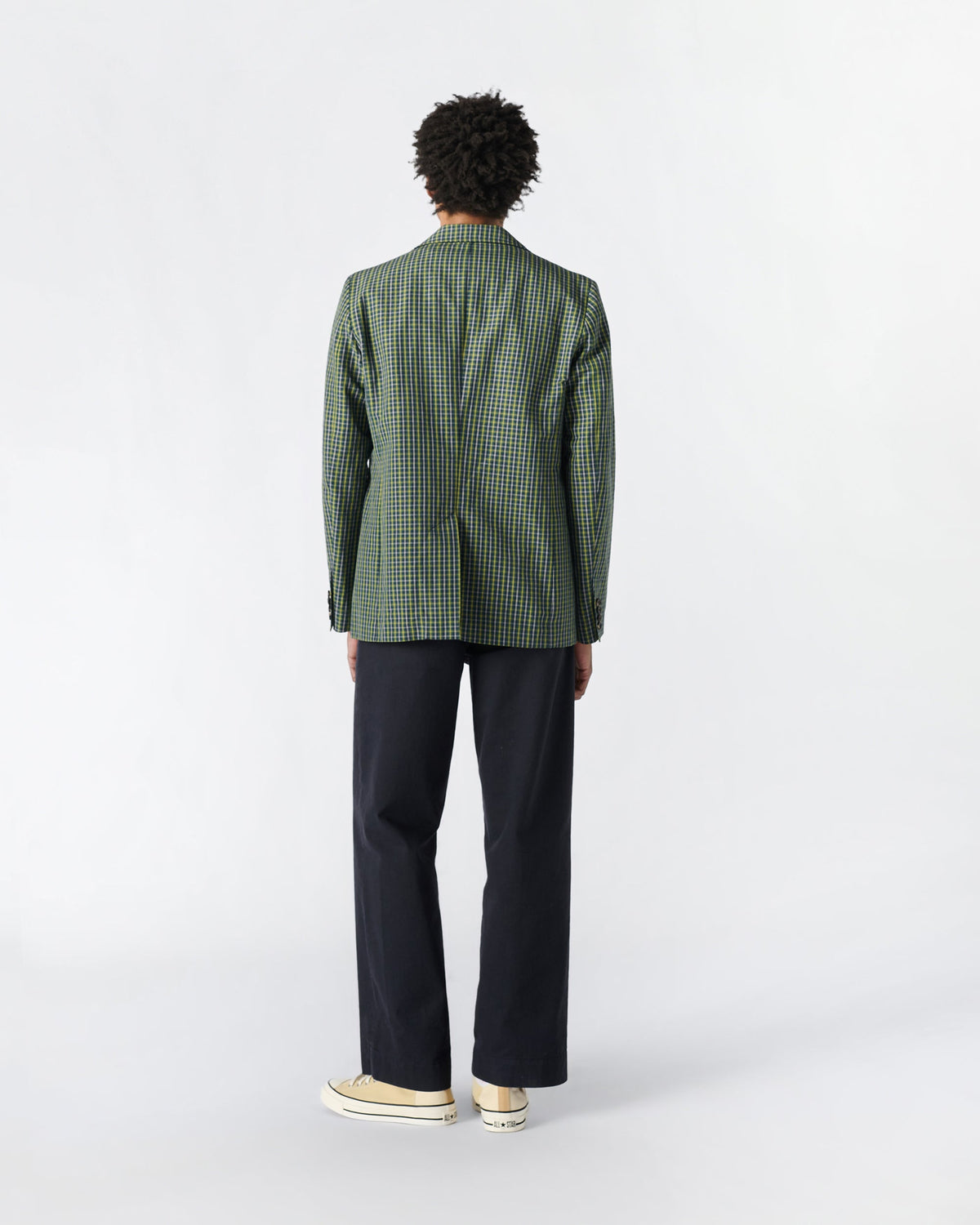 Seersucker Tartan Sport Jacket