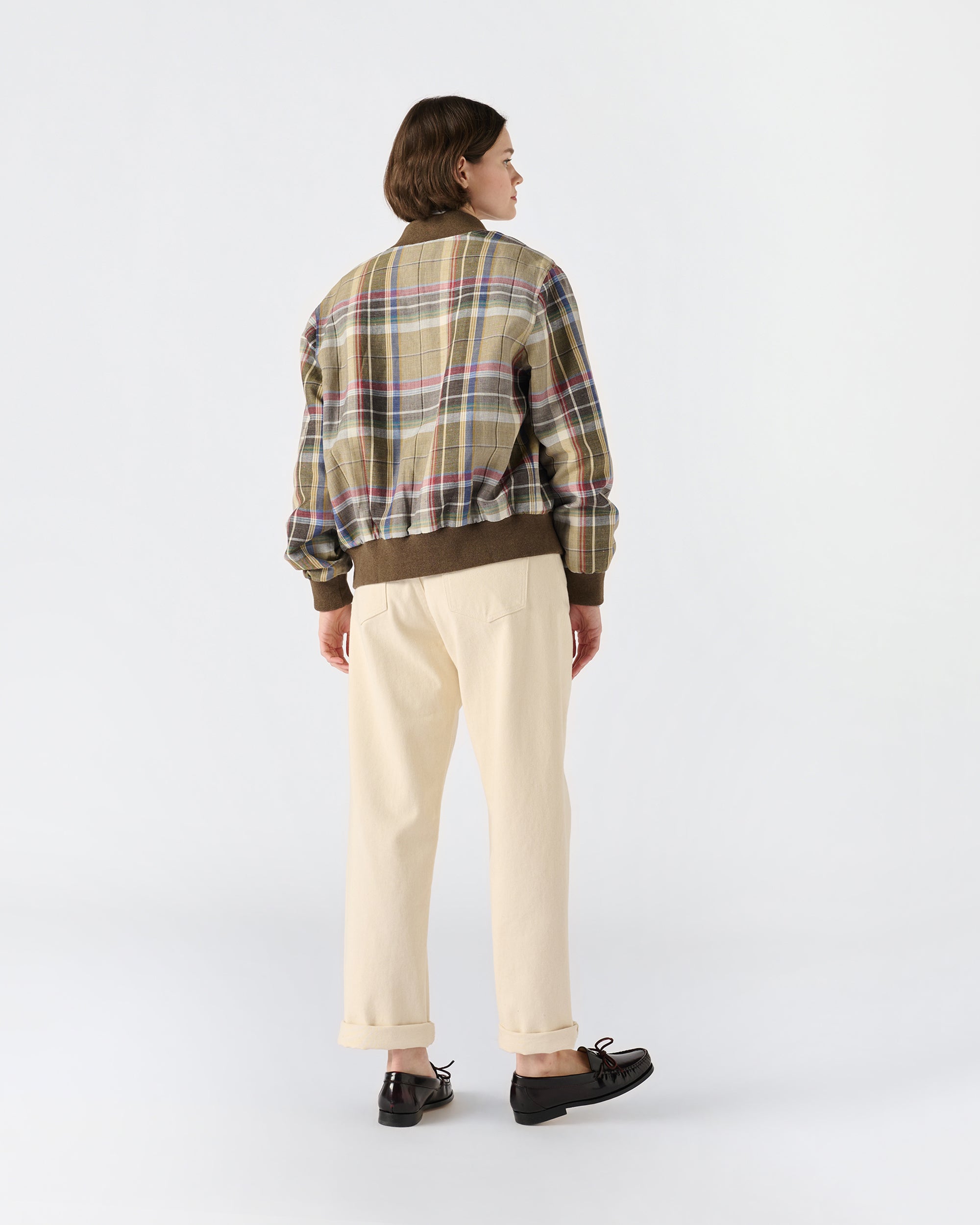 Linen Varsity Jacket - Noah