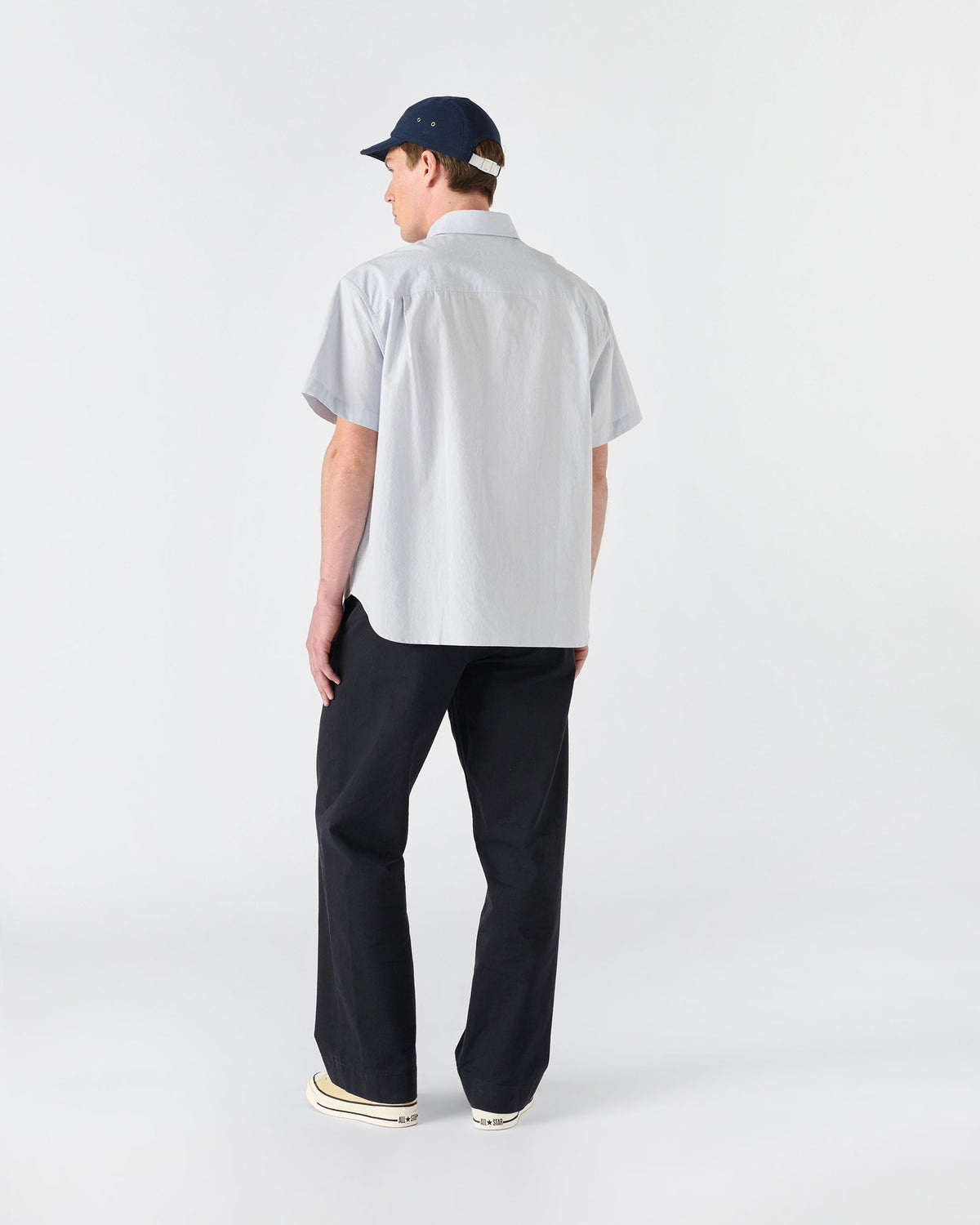 Short Sleeve Oversized Poplin