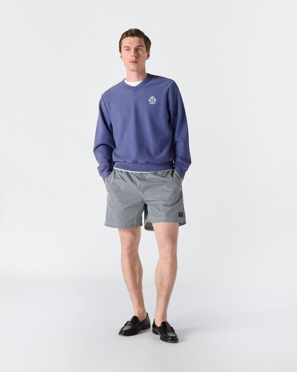 Noah - Salt Wash V-Neck Sweatshirt - Detail