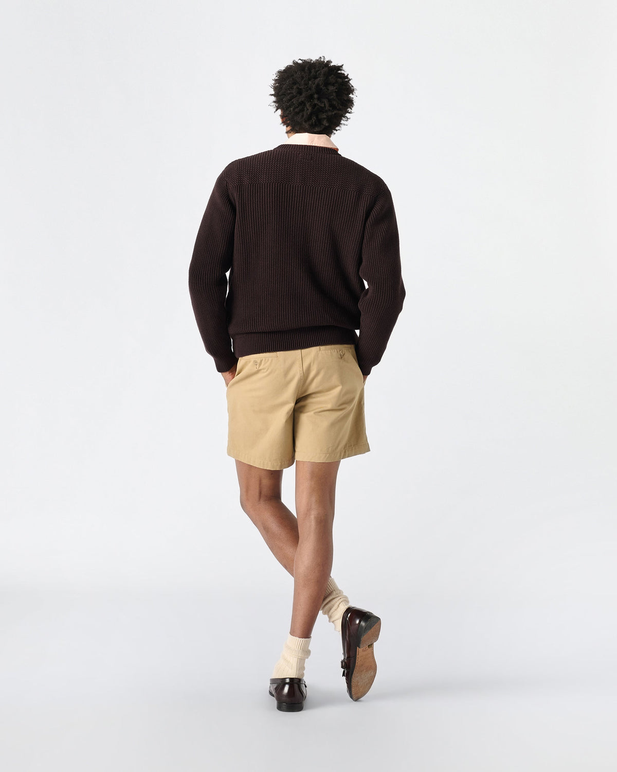 Textured Yoke Sweater