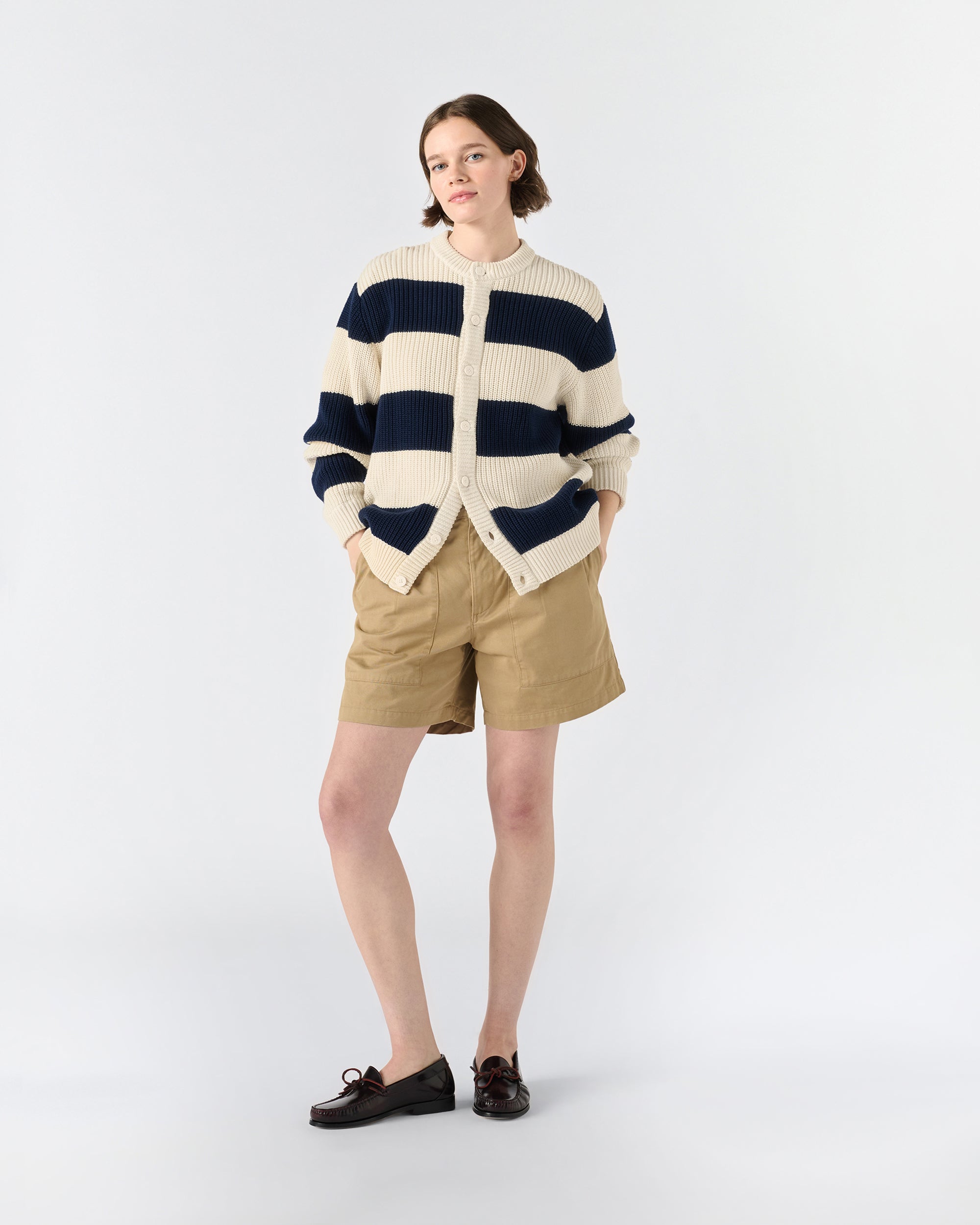 Cotton Sweater Cardigan - Noah