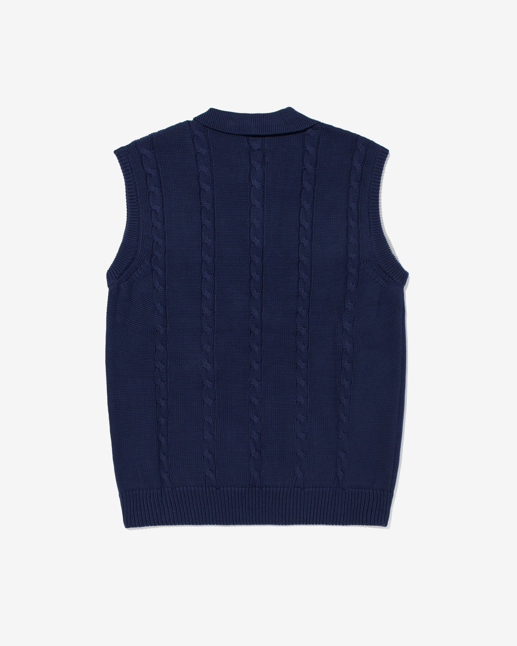 Cotton Cable Sweater Vest - Noah