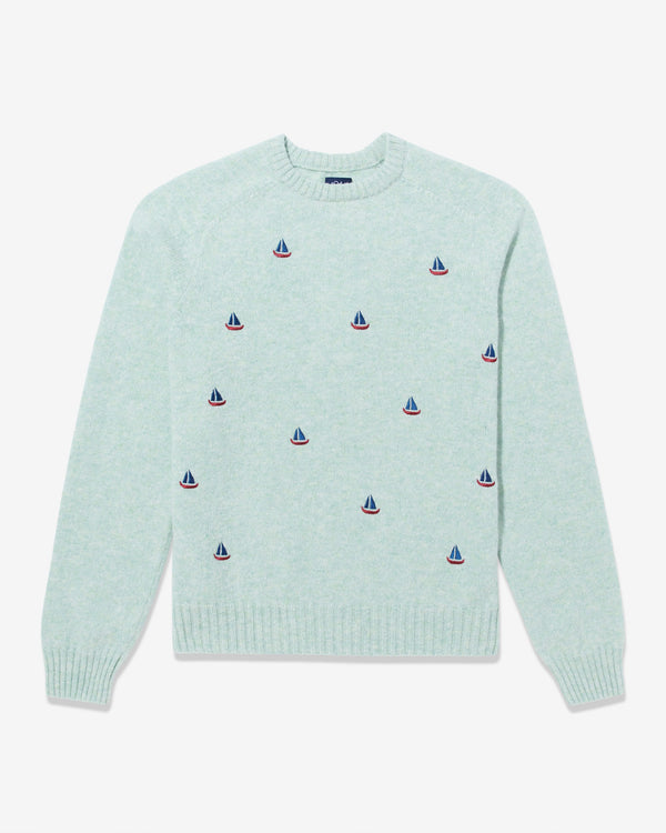 Noah - Embroidered Shetland Sweater