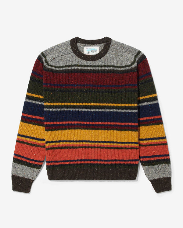 Noah - Striped Donegal Shaker Sweater