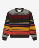 Noah - Striped Donegal Shaker Sweater - Multi - Swatch