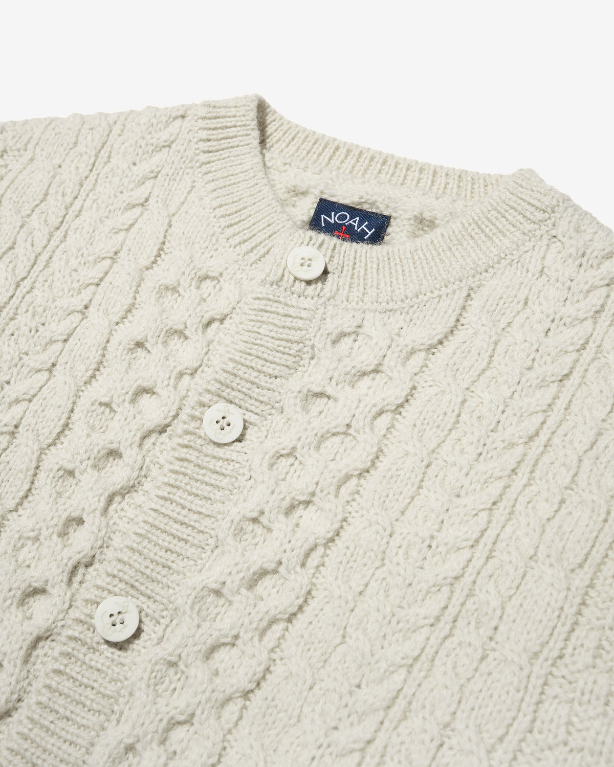Wool Fisherman Cardigan