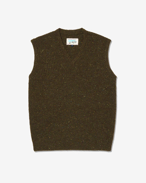 NOAH レオパード Sweater Vest セーター ベスト Donegal Sweater Vest - Noah