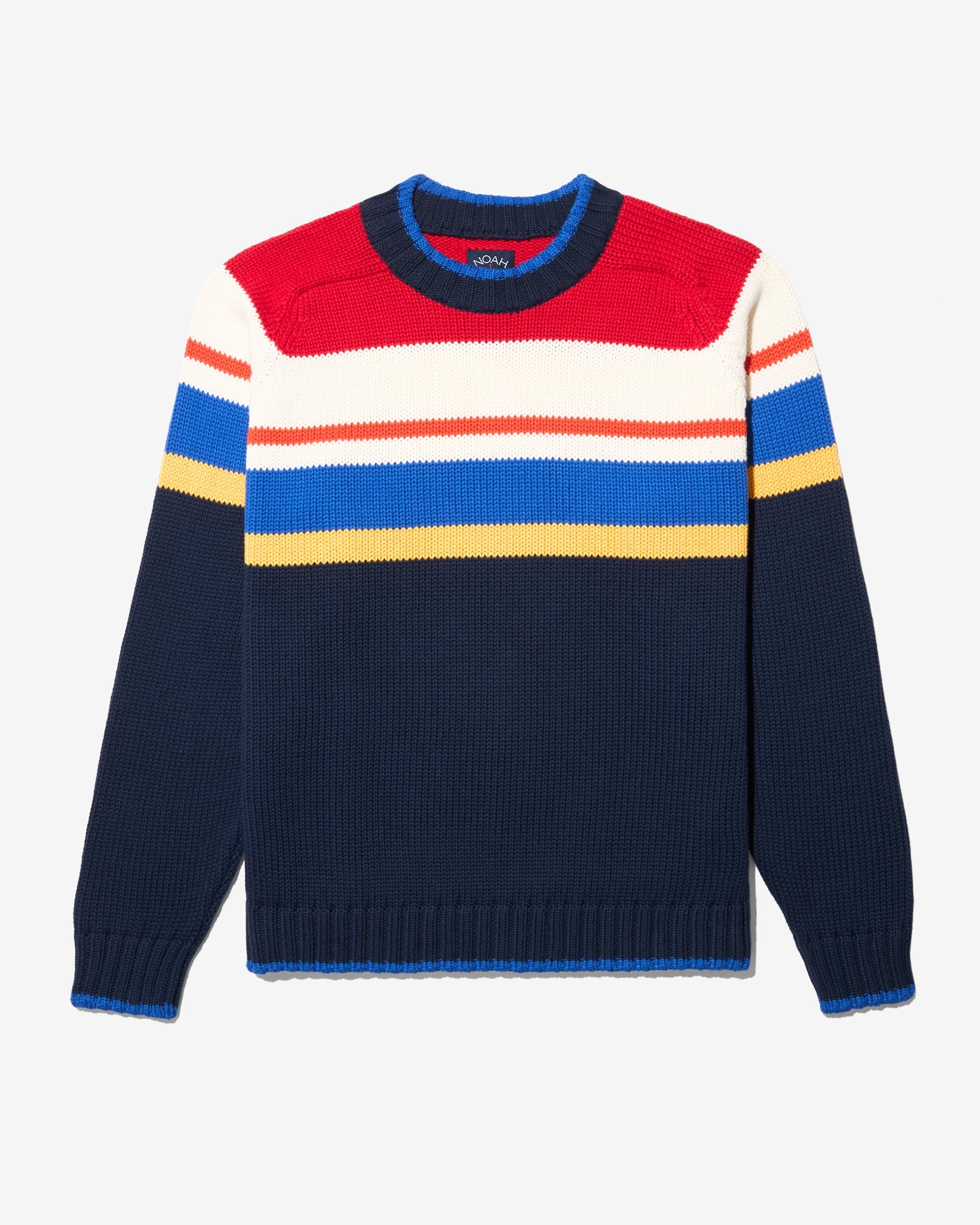 Striped Cotton Sweater - Noah