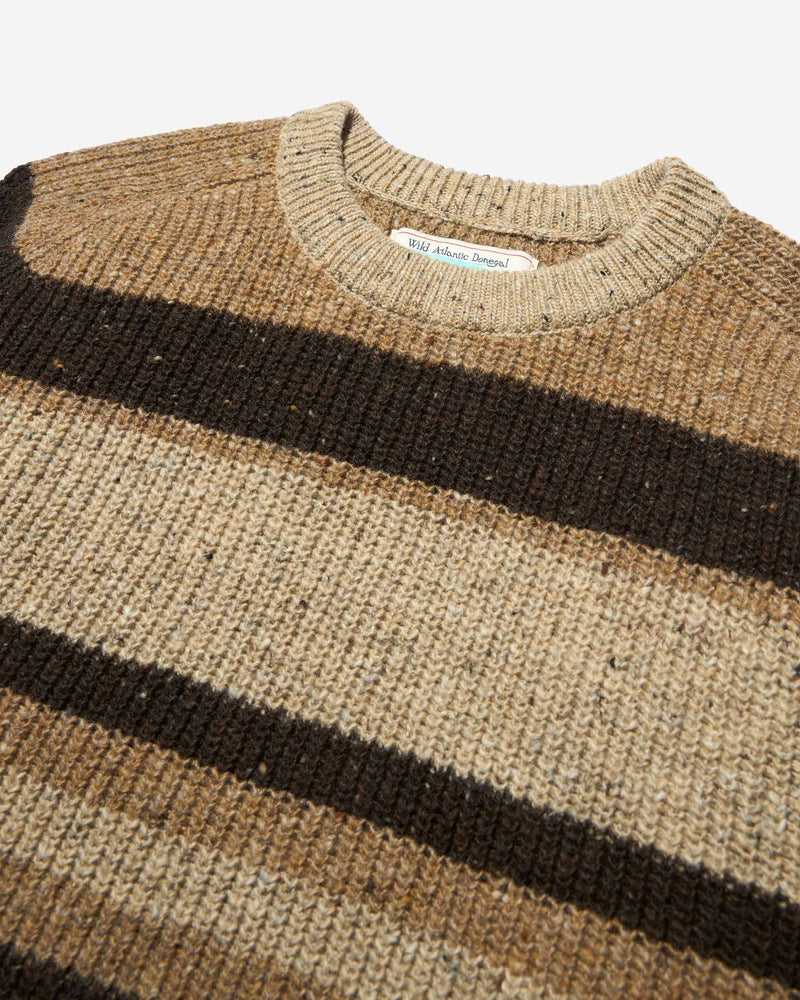 【受注販売/2026年11月配送予定】Striped Donegal Shaker Sweater