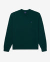 Noah - V-Neck Merino Sweater - Green - Swatch
