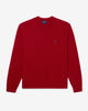 Noah - V-Neck Merino Sweater - Red - Swatch