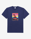 Noah - Heat of the Night Tee - Blue - Swatch