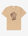 Noah - Lion Head Tee - Sand - Swatch