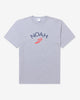 Noah - Winged Foot Logo Tee - Heather Grey - Swatch