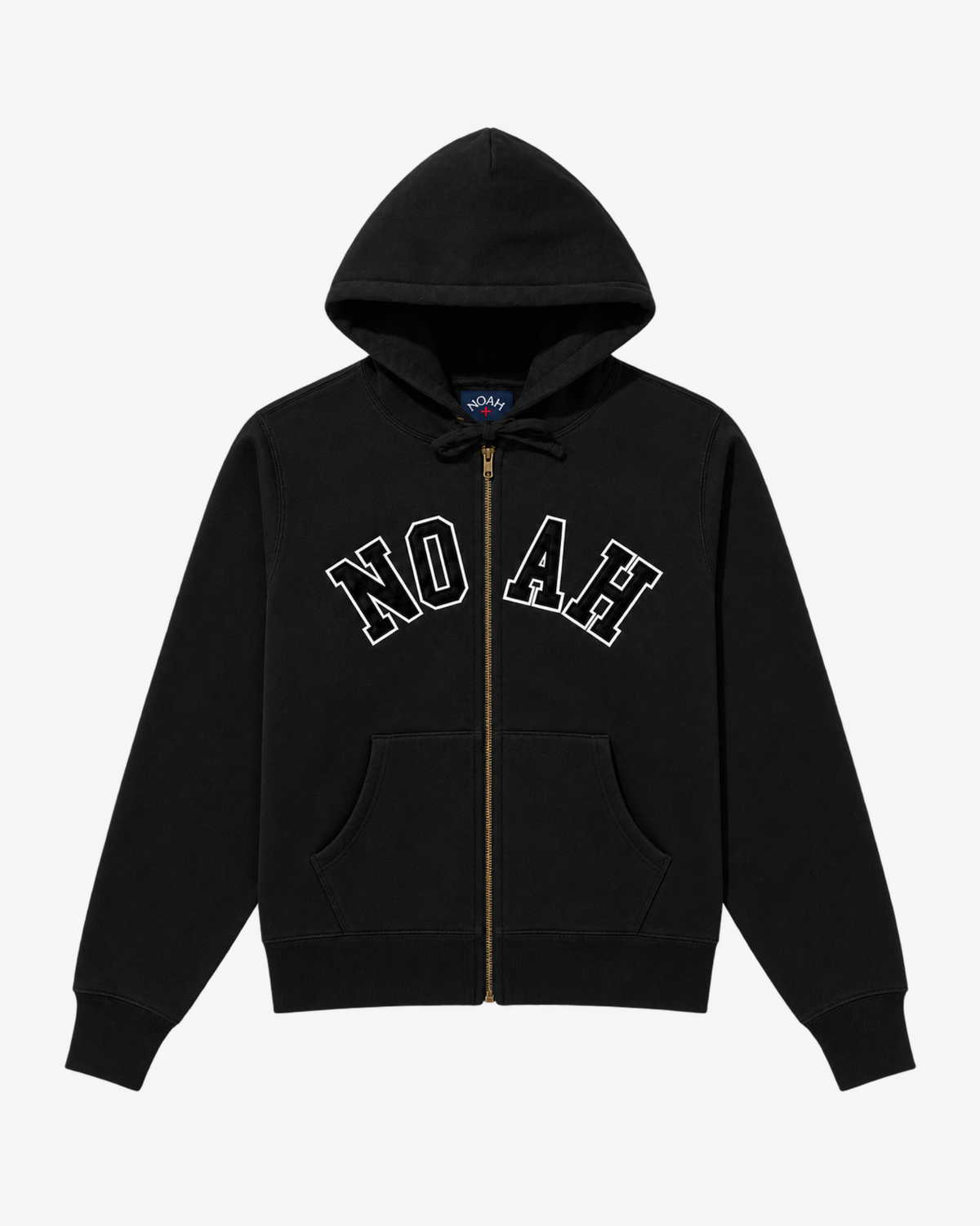 Arch Applique Zip-Up Hoodie