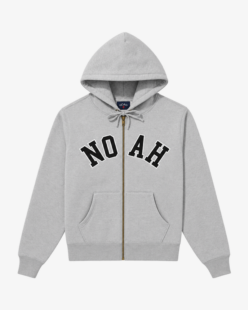 Arch Applique Zip-Up Hoodie