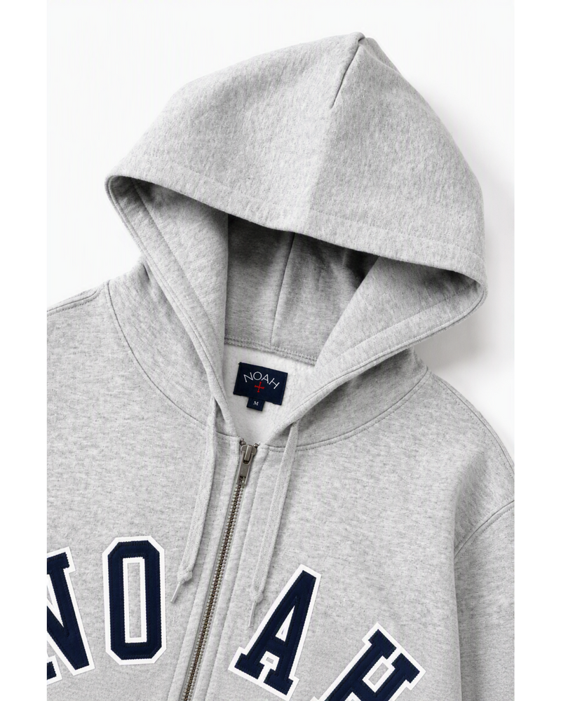 Arch Applique Zip-Up Hoodie