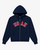 Noah - Arch Applique Zip-Up Hoodie - Navy - Swatch