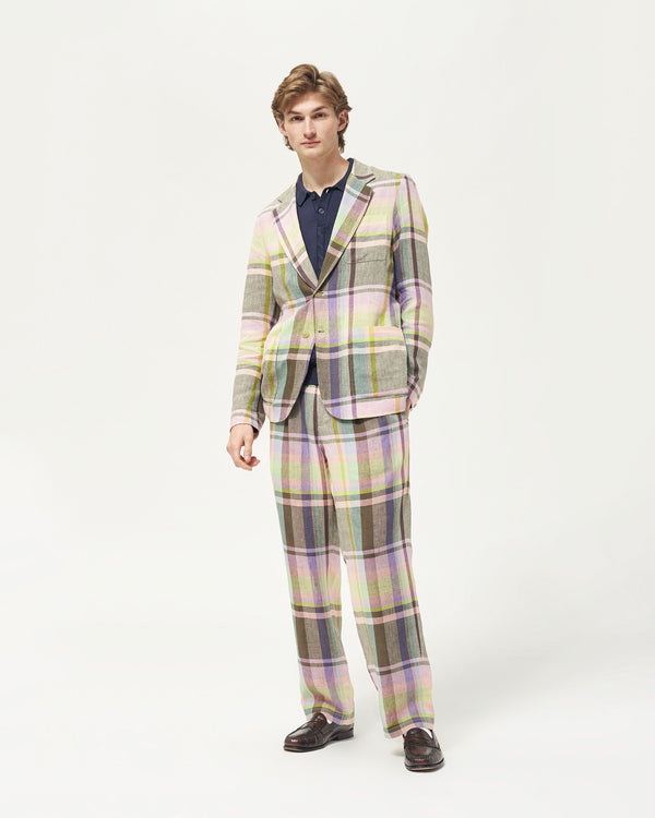 Noah - Madras Sack Jacket - Detail