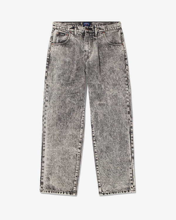 Noah - Acid Wash Pleated Jeans