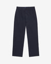 Noah - Classic Double-Pleat Herringbone Pant - Navy - Swatch