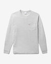 Noah - Classic Long Sleeve Pocket Tee - Heather Grey - Swatch