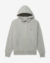 Noah - Classic Lightweight Zip-Up Hoodie - Heather Grey - Swatch