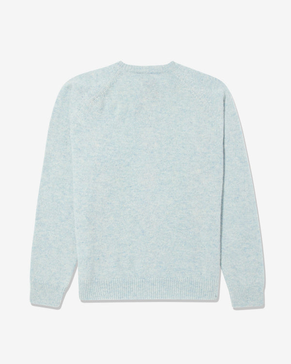 Noah - Pastel Argyle Shetland Sweater - Detail