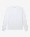 Noah - Classic Long Sleeve Recycled Cotton Tee - White - Swatch